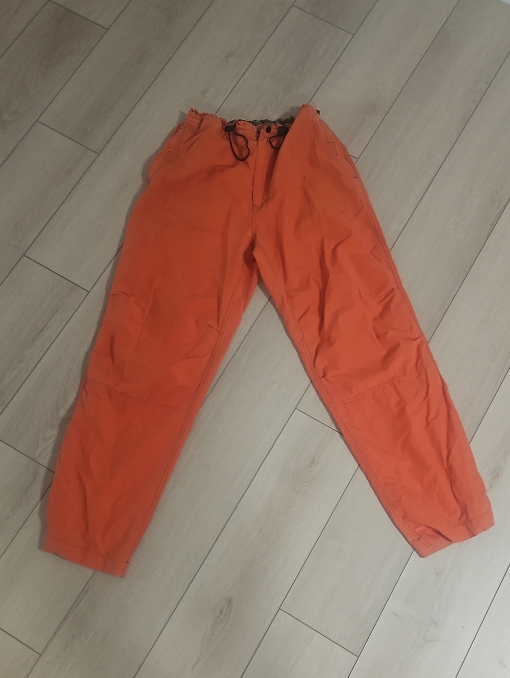 Structure 90's Superior Quality  Orange Cargo Jogger Pants Size Medium